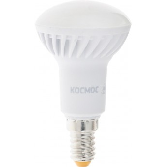 Лампа светодиодная КОСМОС R50 E14 8W (600lm) 3000K, матовая, 86x50, Lksm_LED8wR50E1430